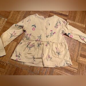 Carters Floral Long Sleeve Top NWT SIZE 6-6x